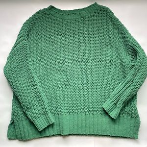 Oversized Knit American Eagle Sweater - Size Small